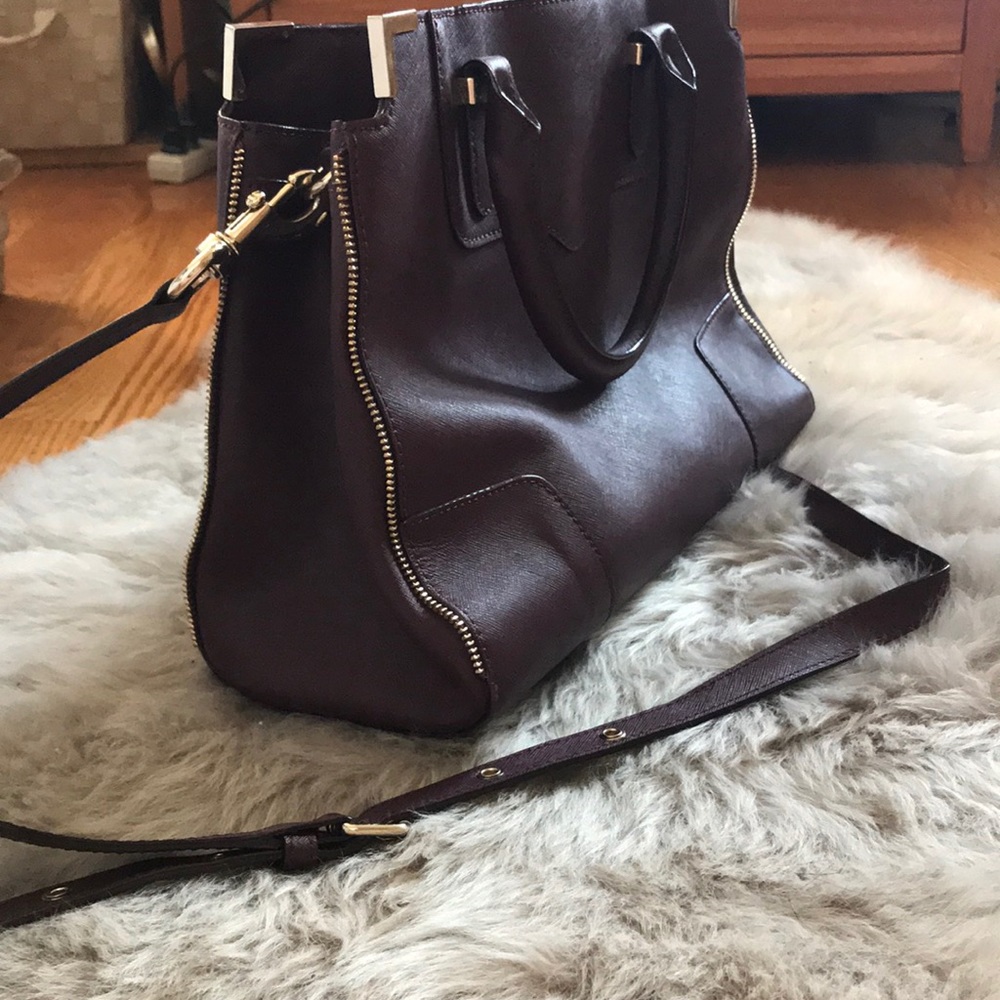 Rebecca Minkoff burgundy satchel - Picture 4 of 4